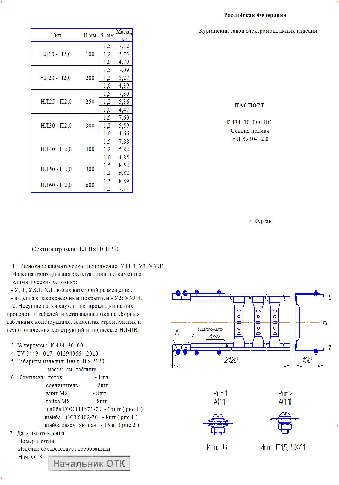 Короб секция прямая сп 100х100 ухл1 в комплекте с крышкой